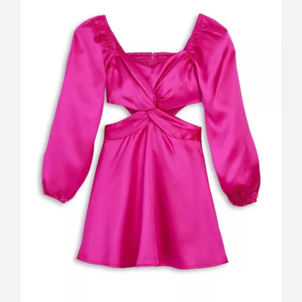 KATIE J NYC TWEEN ARI SATIN DRESS